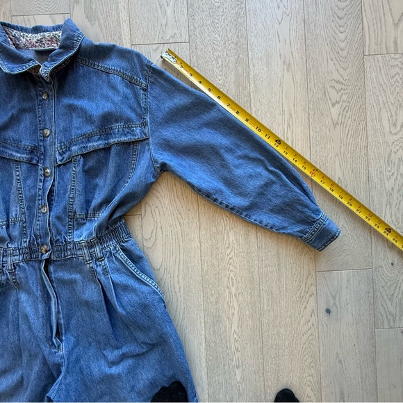 Vintage Women's Denim Jumpsuit Size Small - Picture 7 of 8